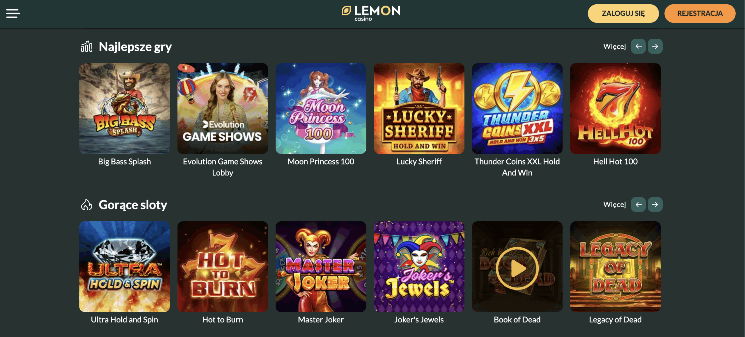 Lemon kasyno slots - lemon casino 100 free spins